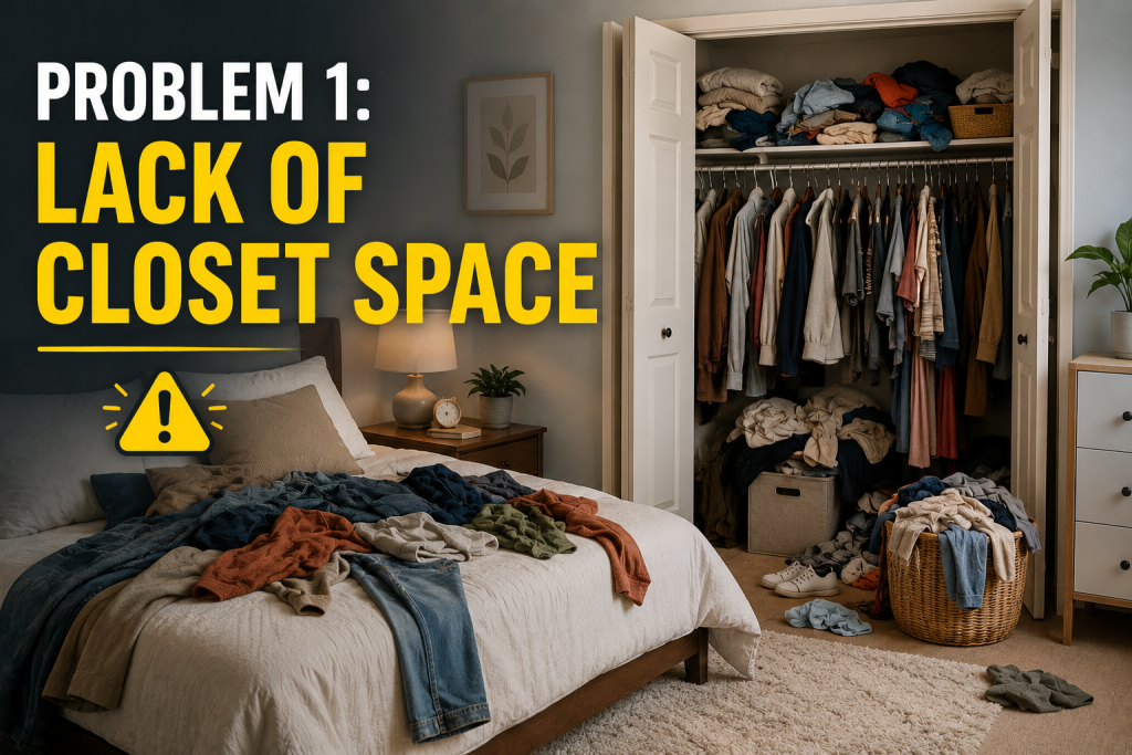 bedroom storage problems