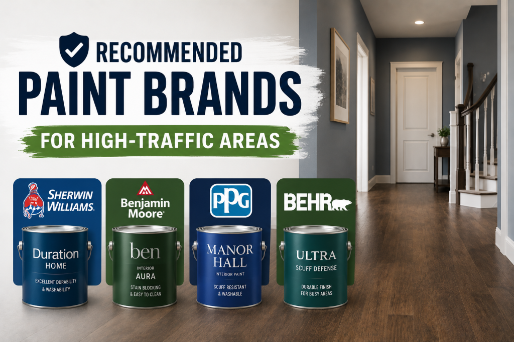 Recommended Paint Brands for High-Traffic Areas