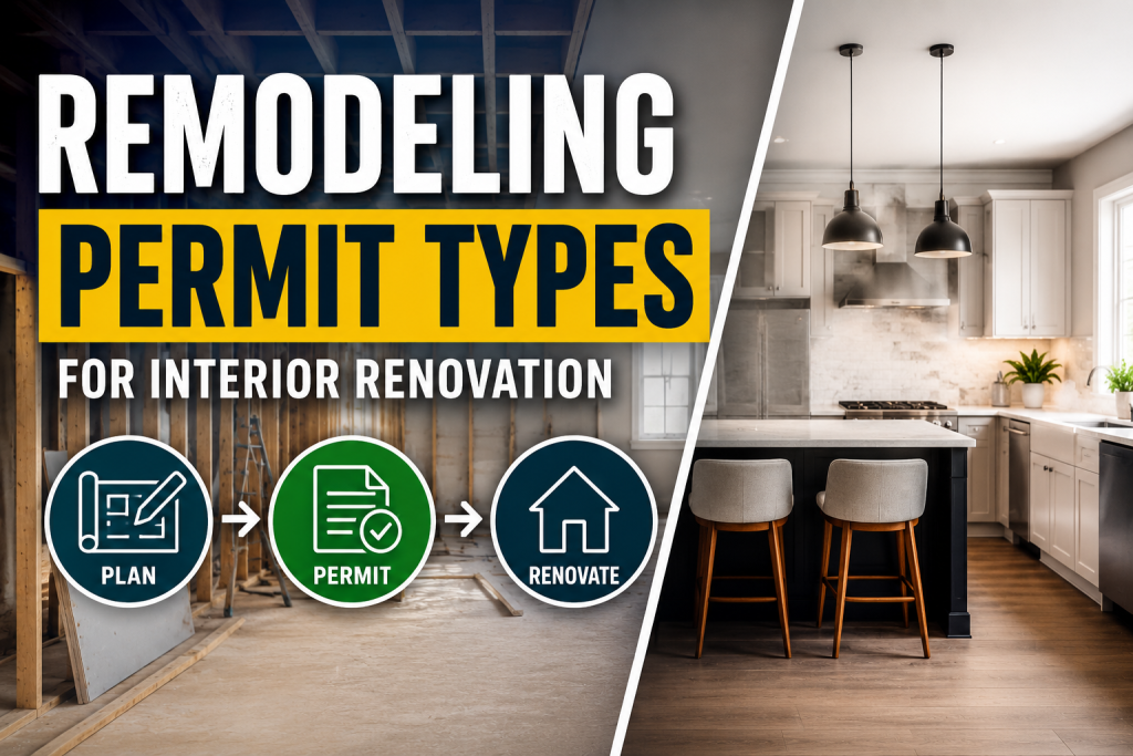 Remodeling Permit Types for Interior Renovation Projects
