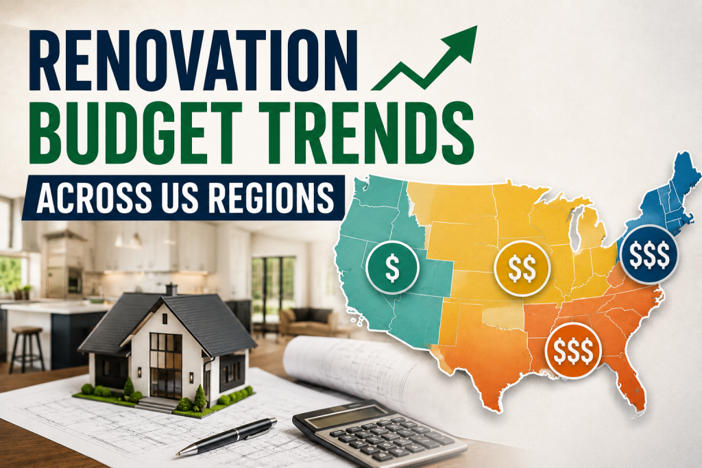 Renovation Budget Trends Across Different US Regions