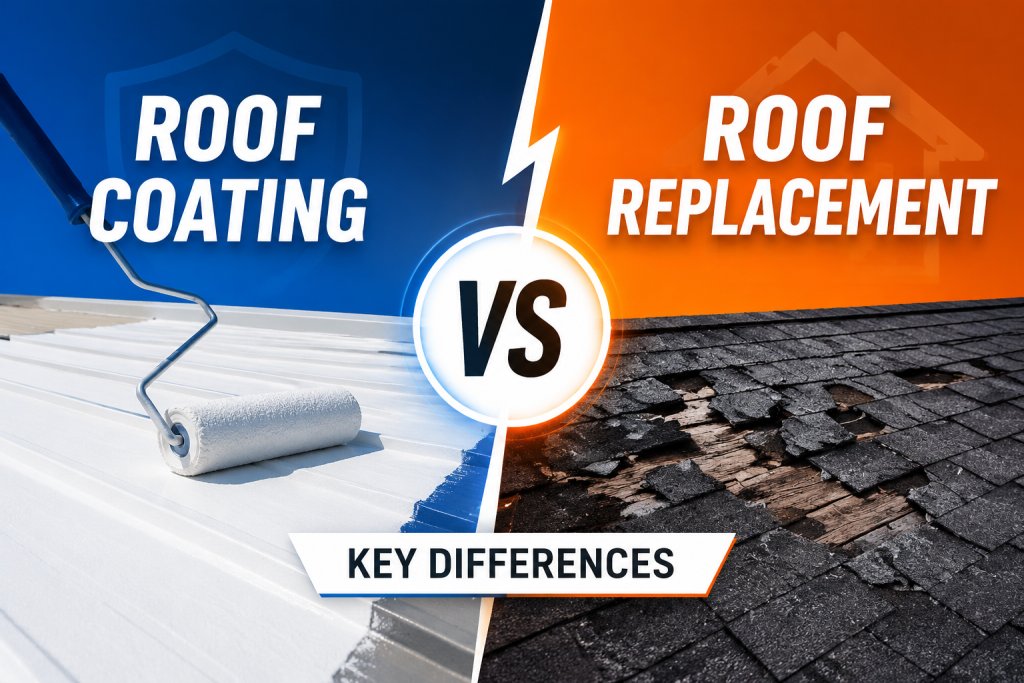 Roof Coating vs Roof Replacement Understanding the Key Differences