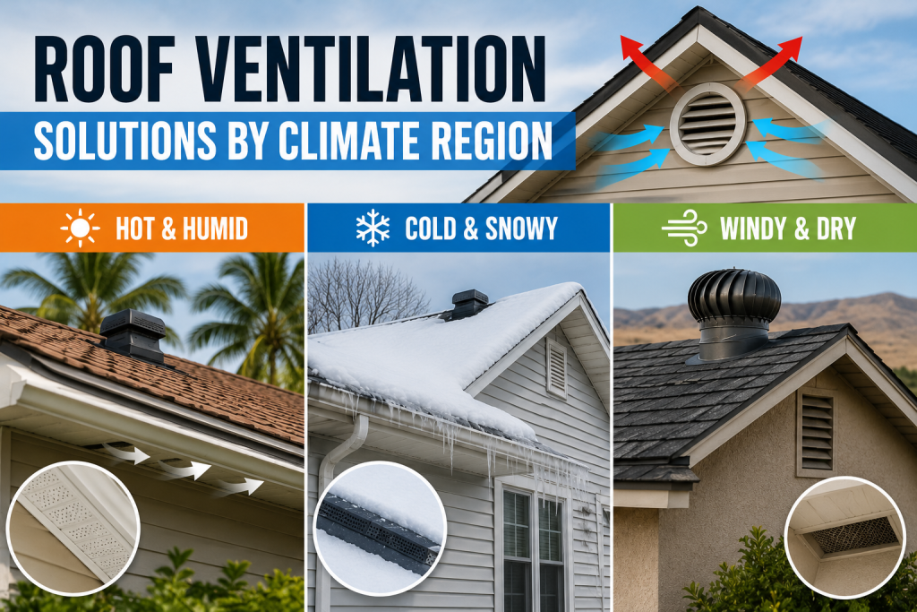 Roof Ventilation Solutions by Climate Region
