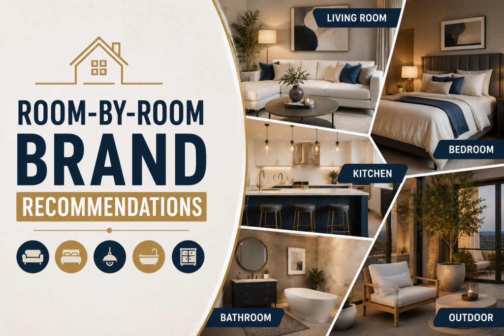 Room-by-Room Brand Recommendations