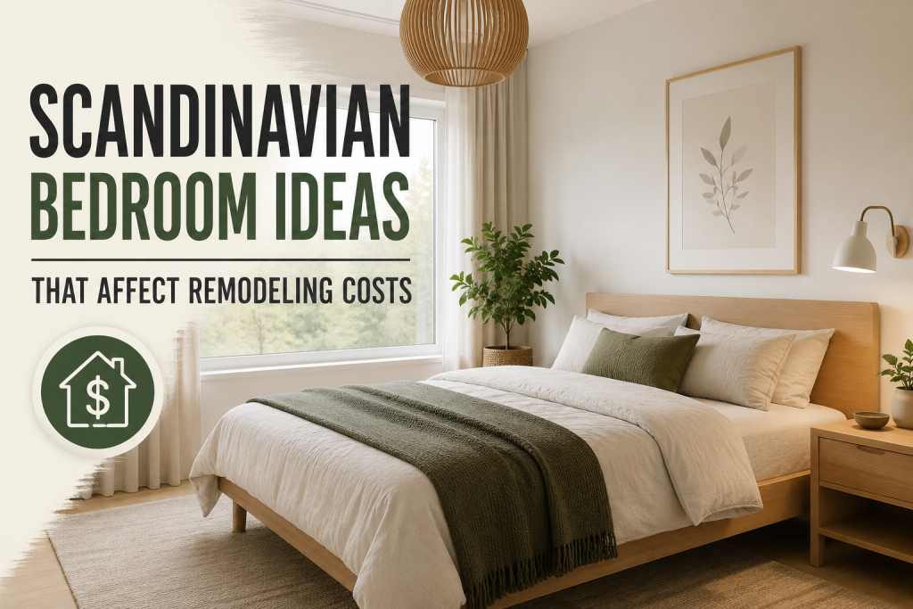 Scandinavian Bedroom Ideas That Affect Remodeling Costs