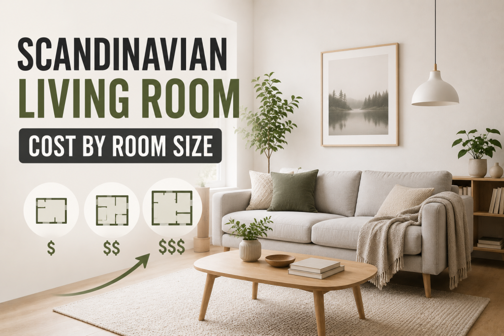 Scandinavian living room cost