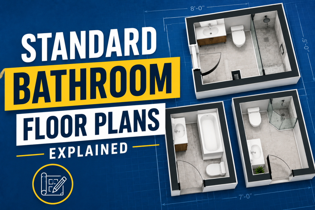 Standard Bathroom Floor Plans Explained