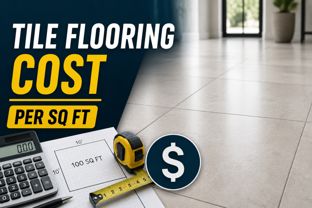 Tile Flooring Installation Cost Per Square Foot Explained
