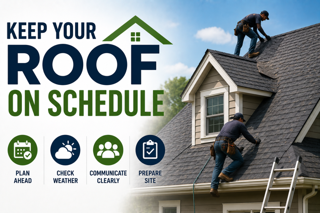 Tips to Keep Your Roof Installation on Schedule