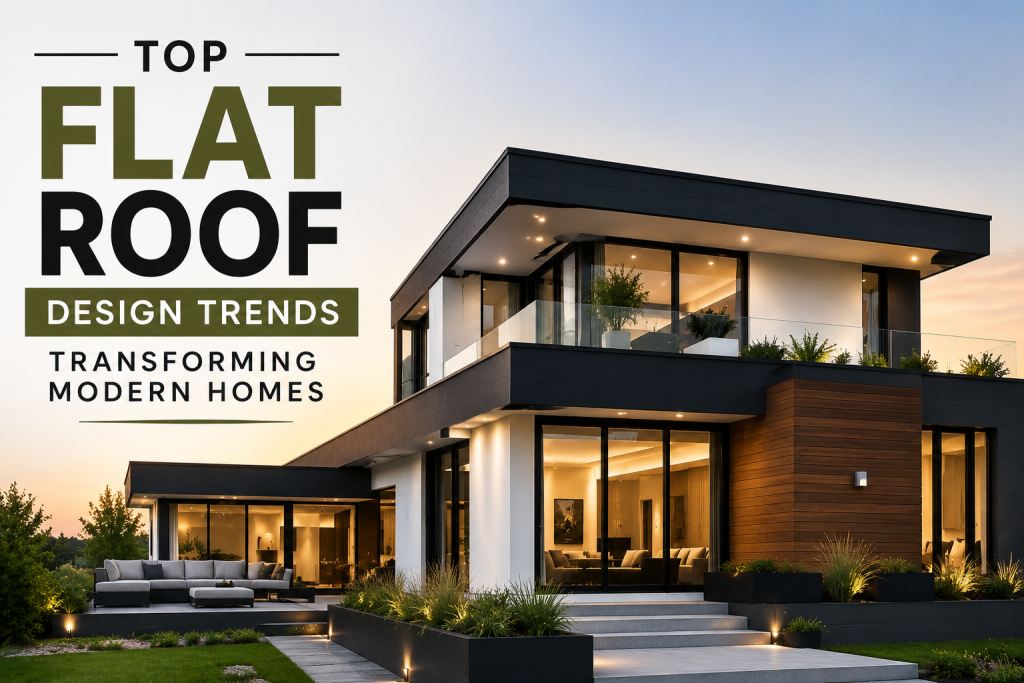 Top Flat Roof Design Trends Transforming Modern Homes