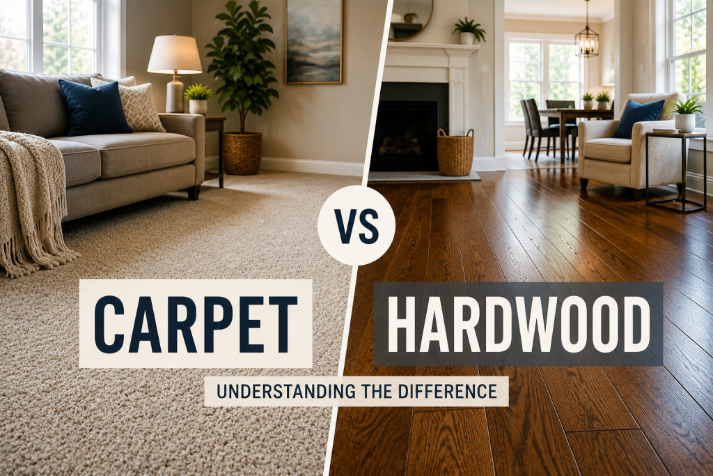 carpet vs hardwood flooring