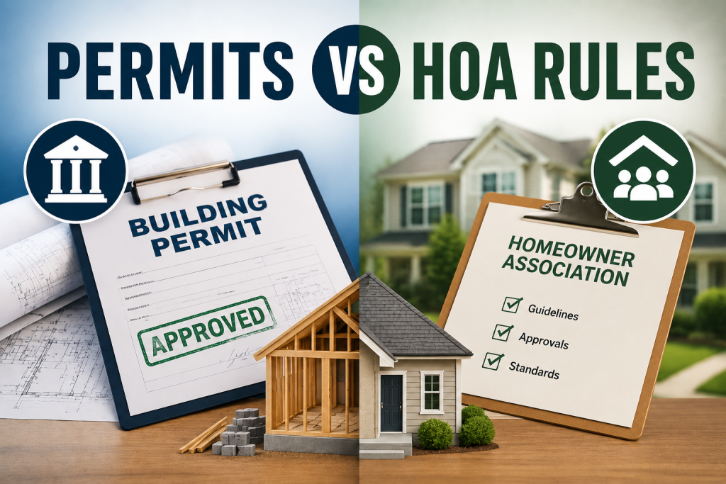 Understanding Remodeling Permits vs HOA Requirements