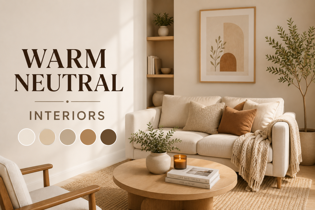 Warm Neutral Interiors for Cozy Modern Homes