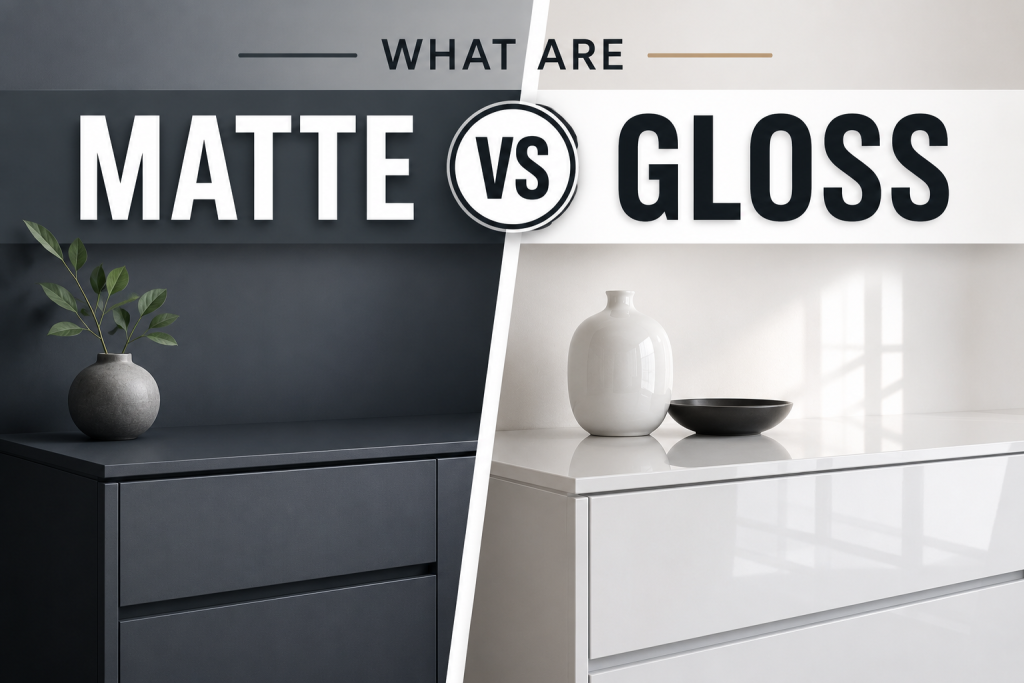 What Are Matte and Gloss Finishes