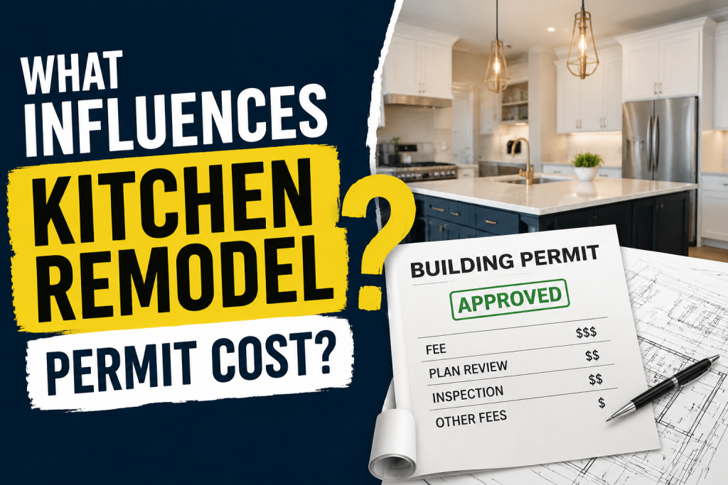 What Influences kitchen remodel permit cost