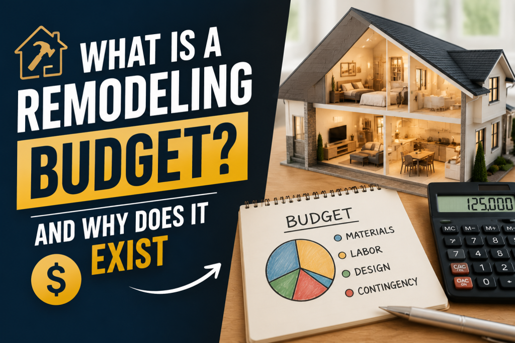 What Is a Remodeling Budget and Why Does It Exist