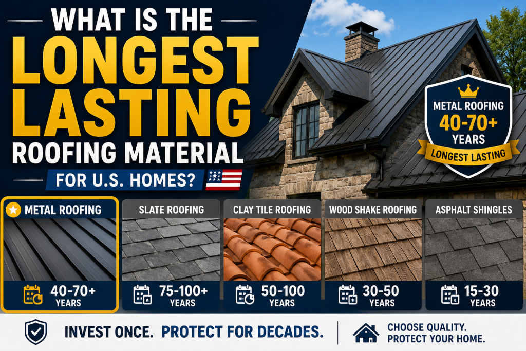 longest lasting roofing material