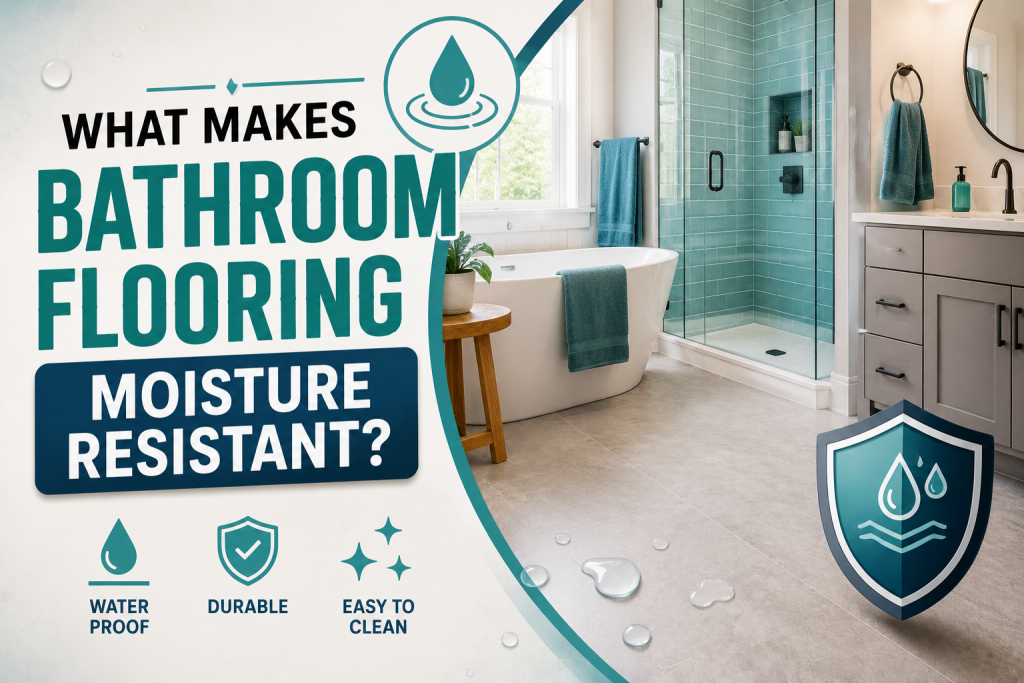 What Makes Bathroom Flooring Moisture Resistant?