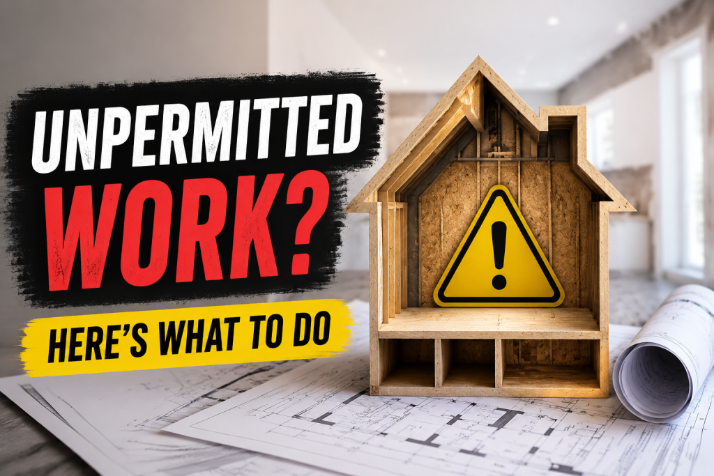 What To Do If You Already Have Unpermitted Work