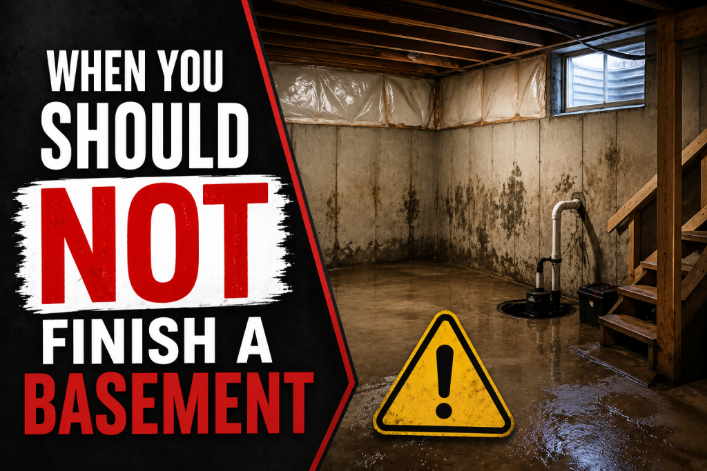 When You Should NOT Finish a Basement