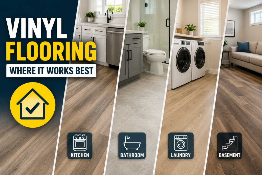 Where Vinyl Flooring Works Best (Room Guide)