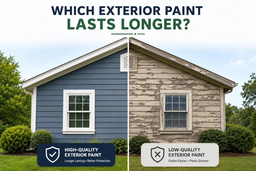 Which Exterior Paint Lasts Longer?