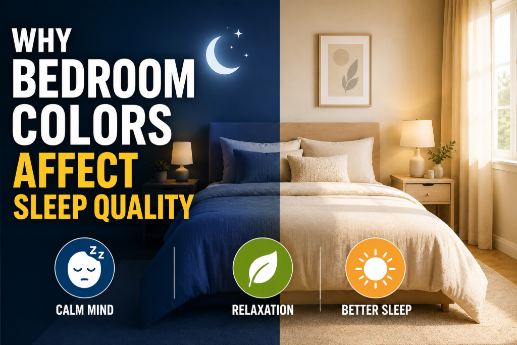 Why Bedroom Colors Affect Sleep Quality
