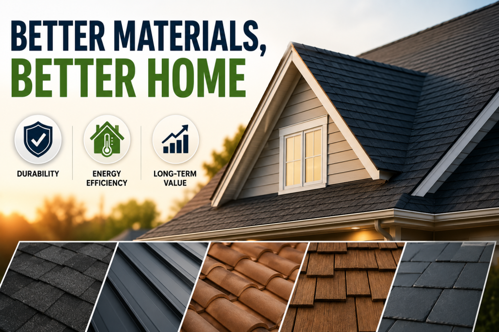 Why Choosing the Best Roofing Materials for Replacement Matters