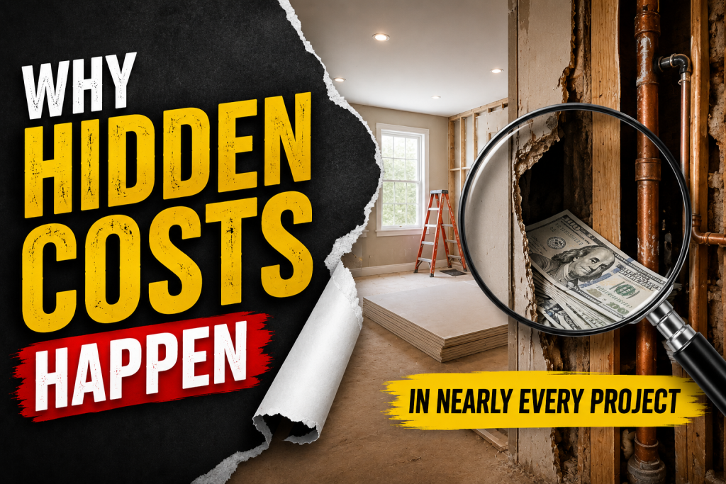Why Hidden Remodeling Costs Happen in Nearly Every Project