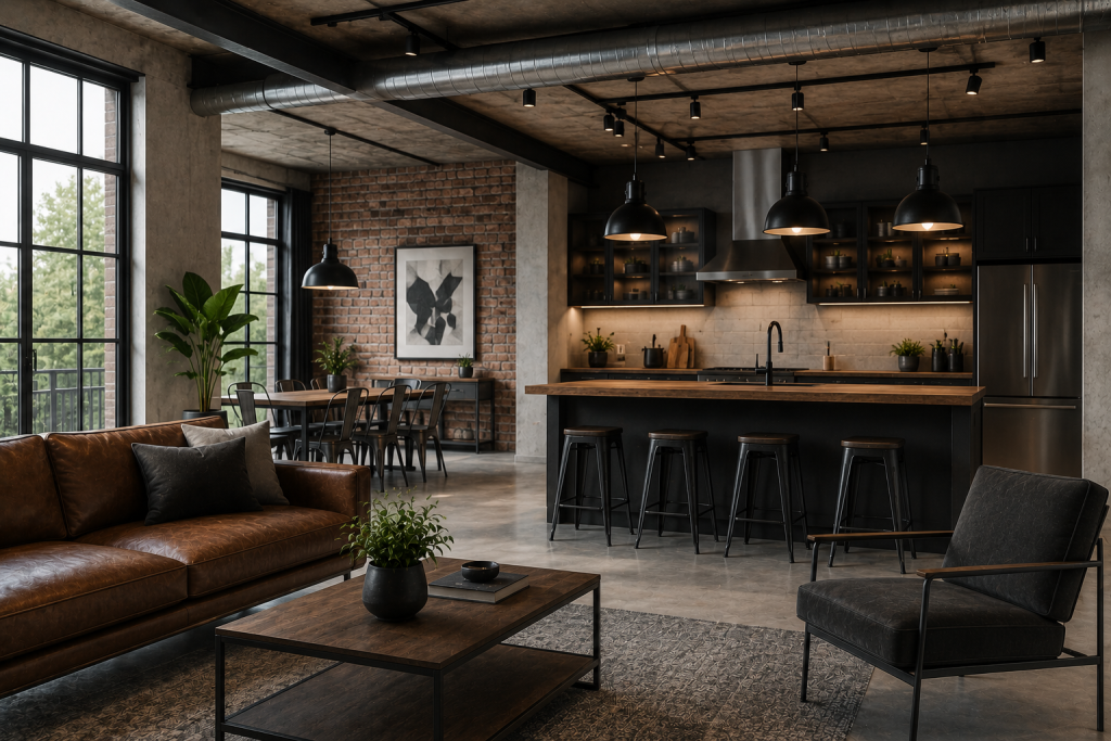Why Industrial Design Works in Open-Concept Interior Design