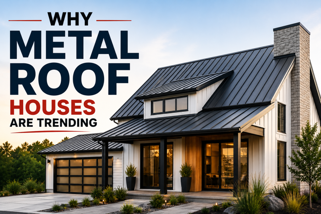 Why Metal Roof House Designs Are Trending Across the U.S.