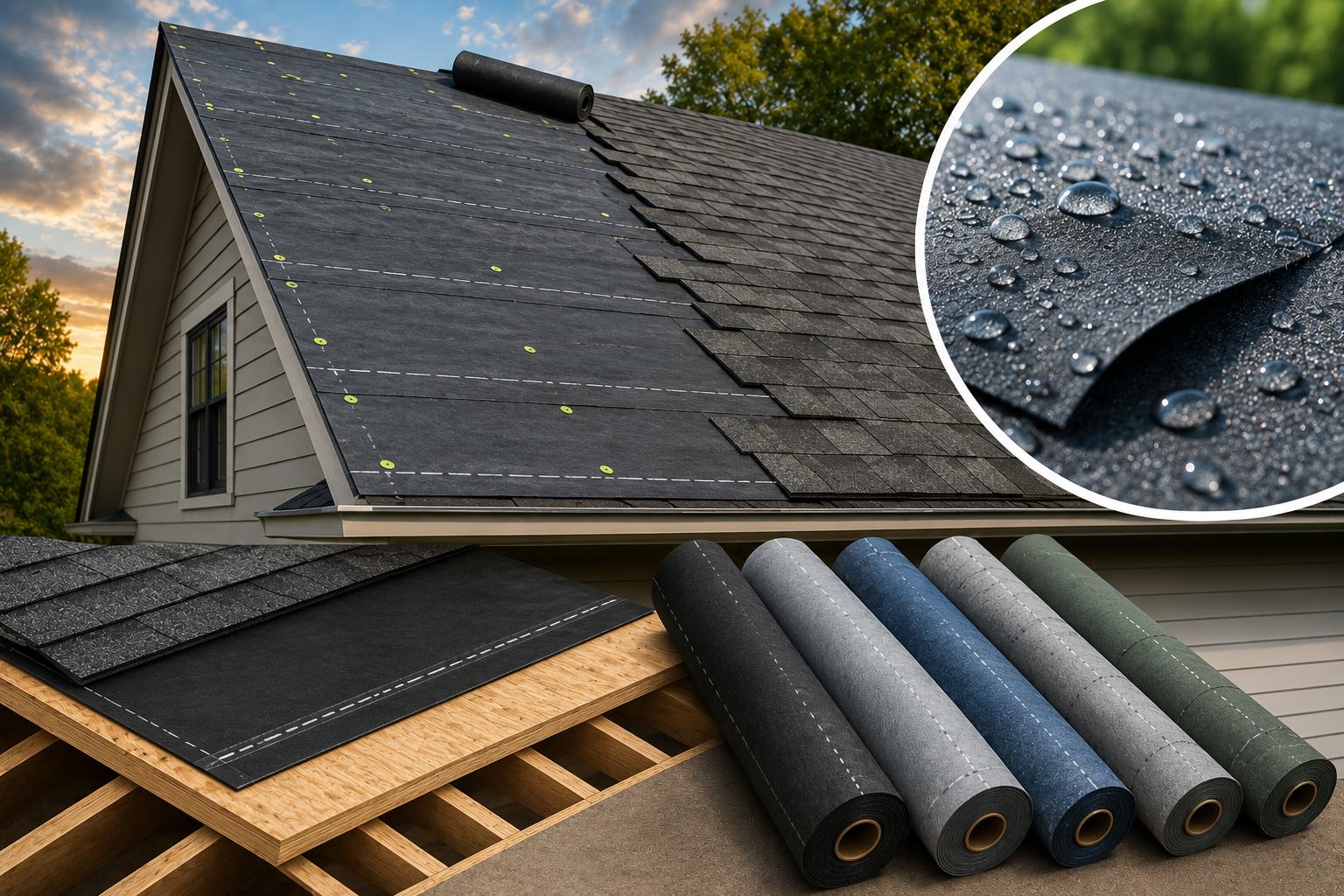 best roof underlayment