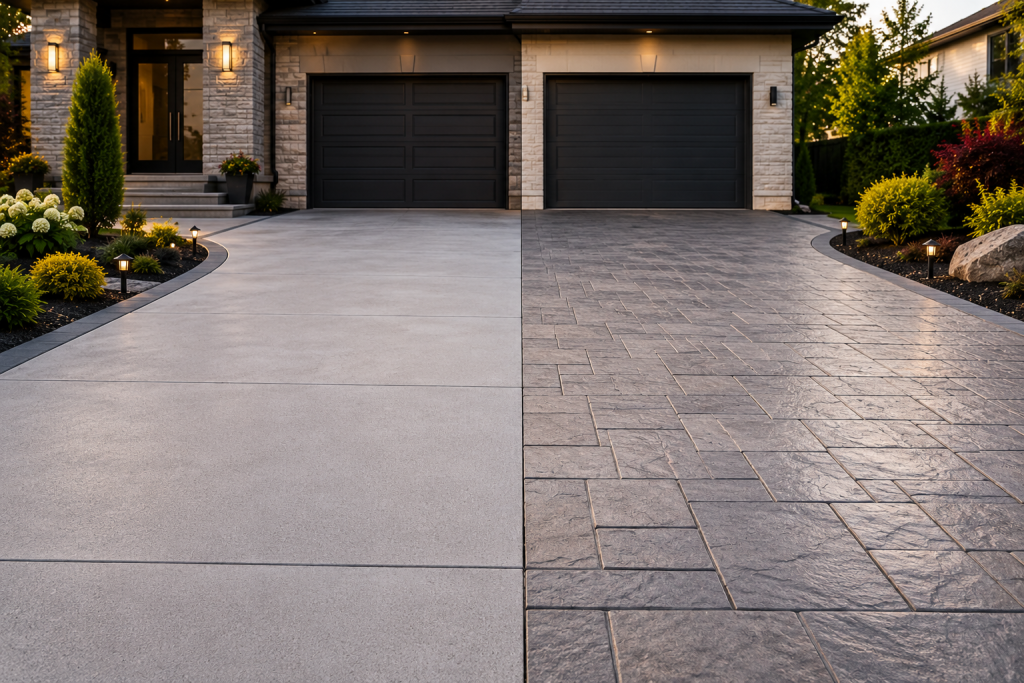 concrete driveway cost