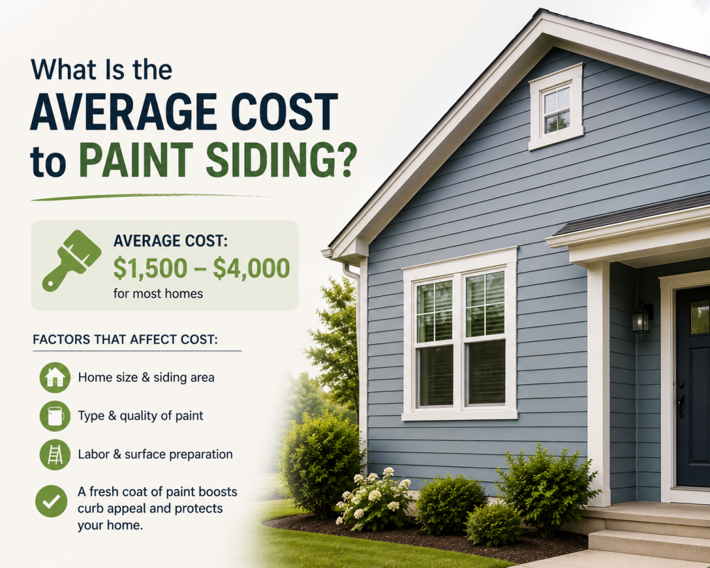 cost to paint siding