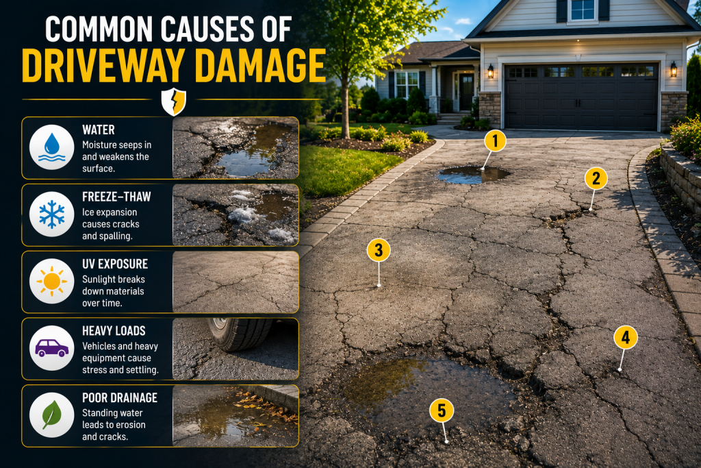 driveway crack repair