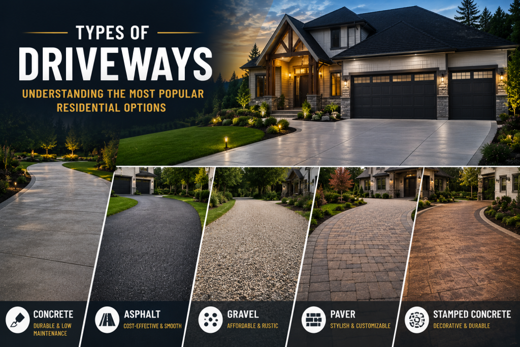 types of driveways