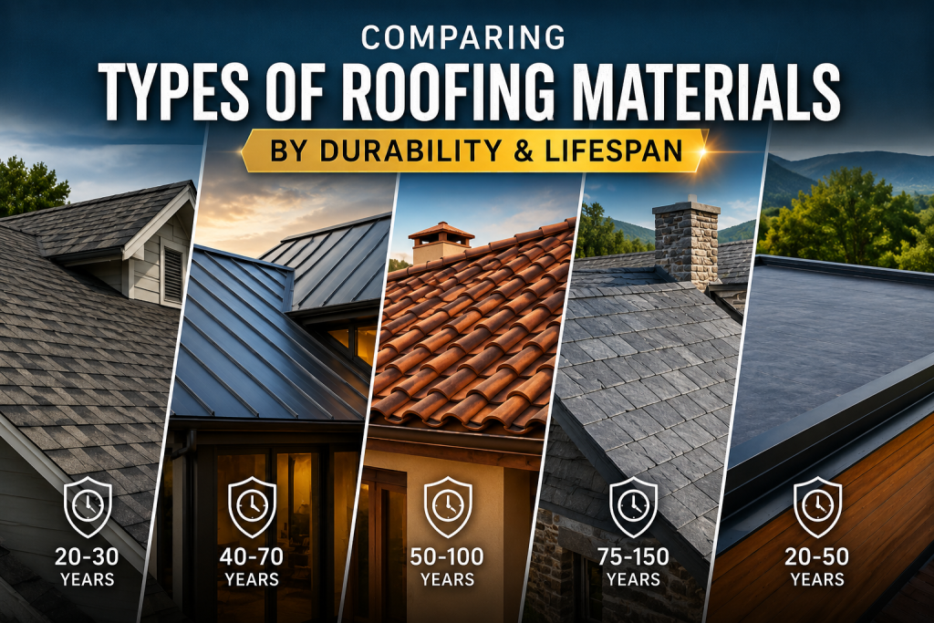 types of roofing materials