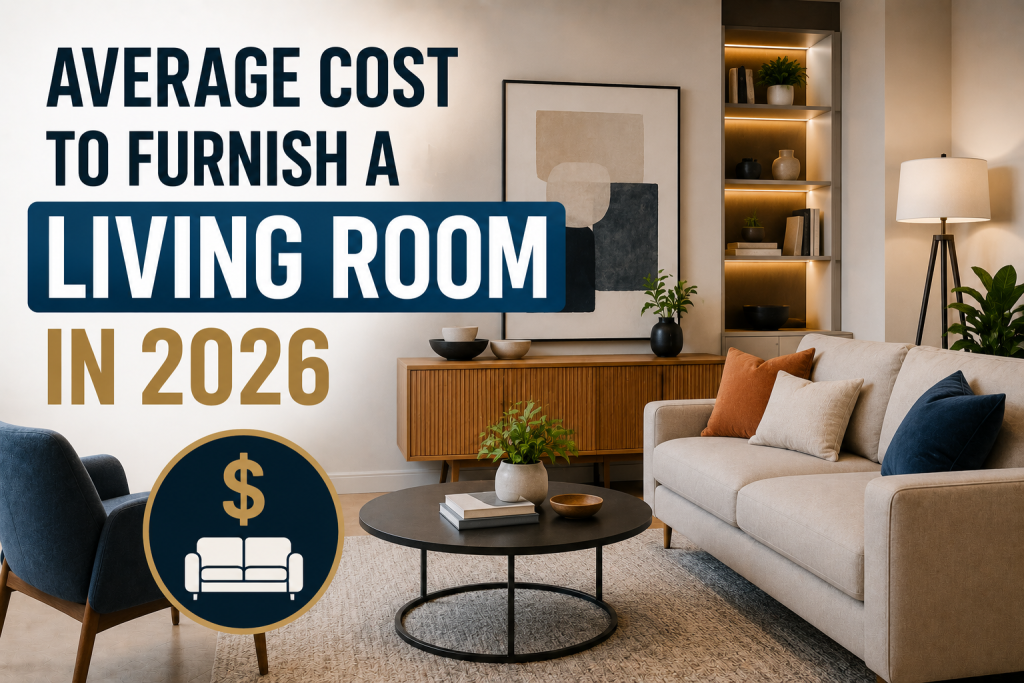Average Cost to Furnish a Living Room in 2026
