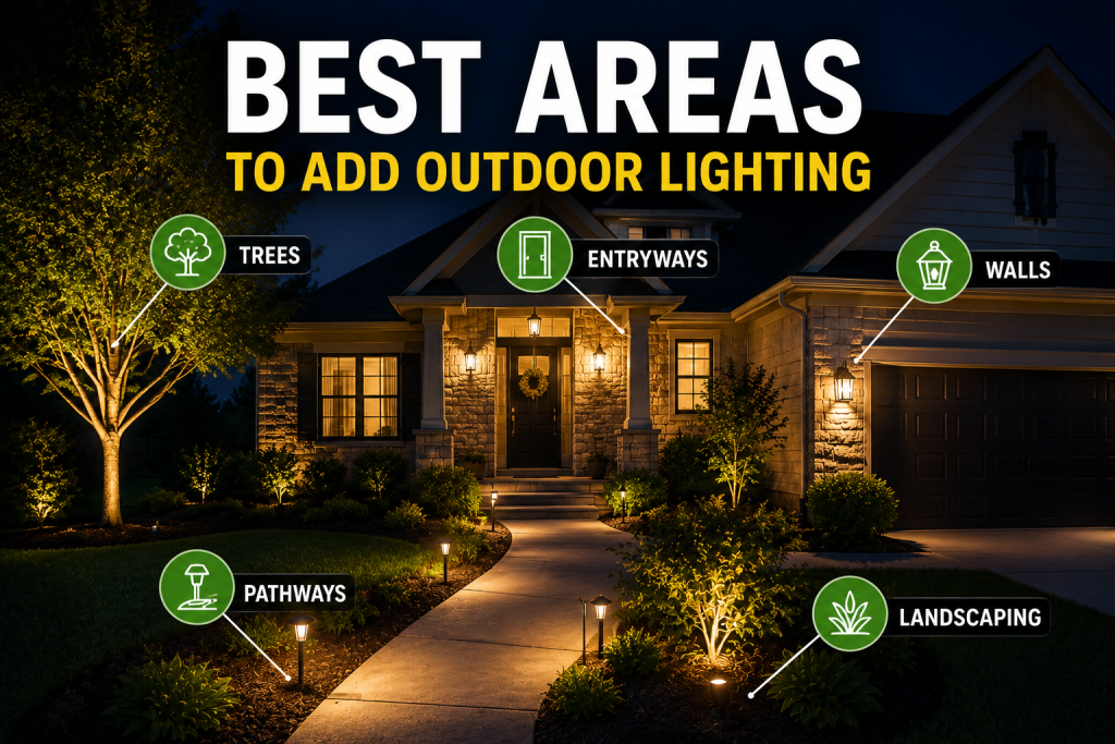 Best Areas to Add Outdoor Lighting