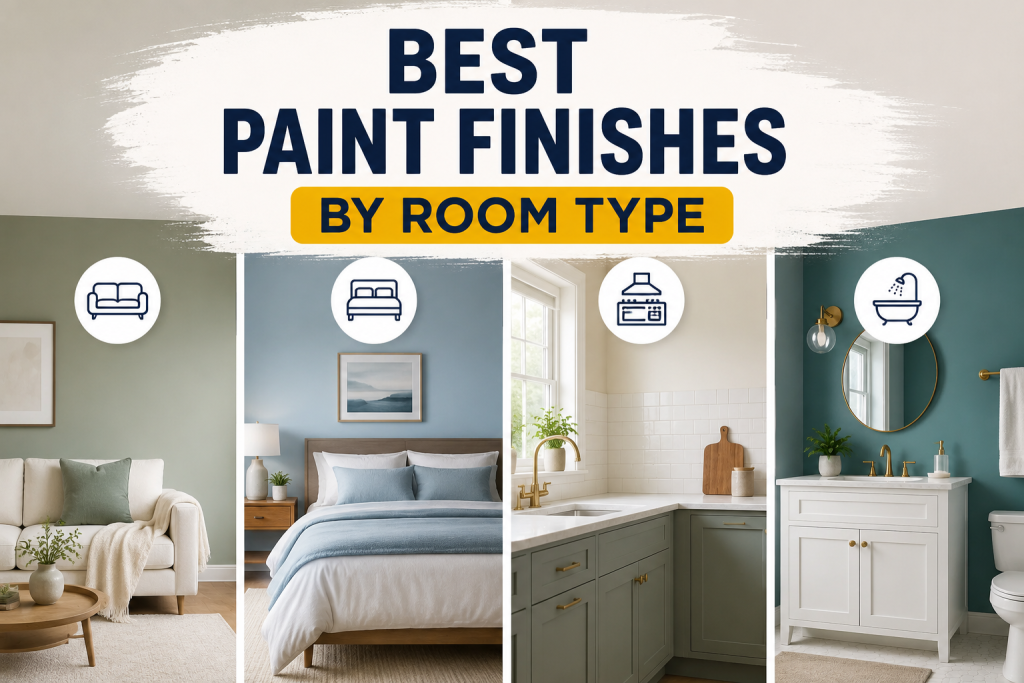 Best Paint Finishes by Room Type