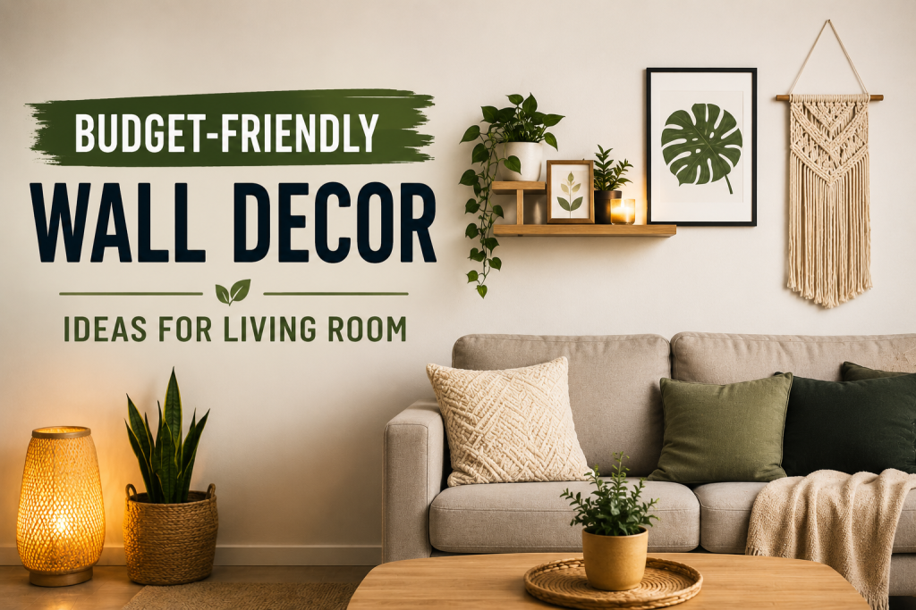 Budget-Friendly Wall Decor Ideas for Living Room Spaces