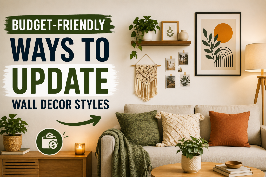 Budget-Friendly Ways to Update Wall Decor Styles