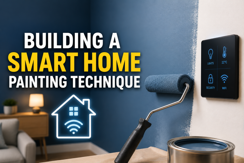 Building a Smart home painting technique