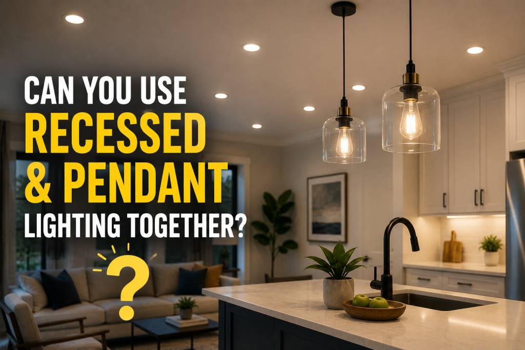 Can You Use Recessed and Pendant Lighting Together