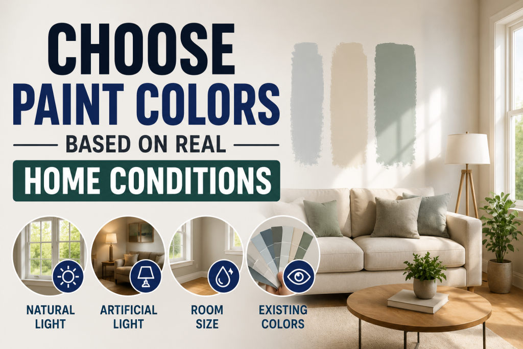 Choosing Paint Colors Based on Real Home Conditions