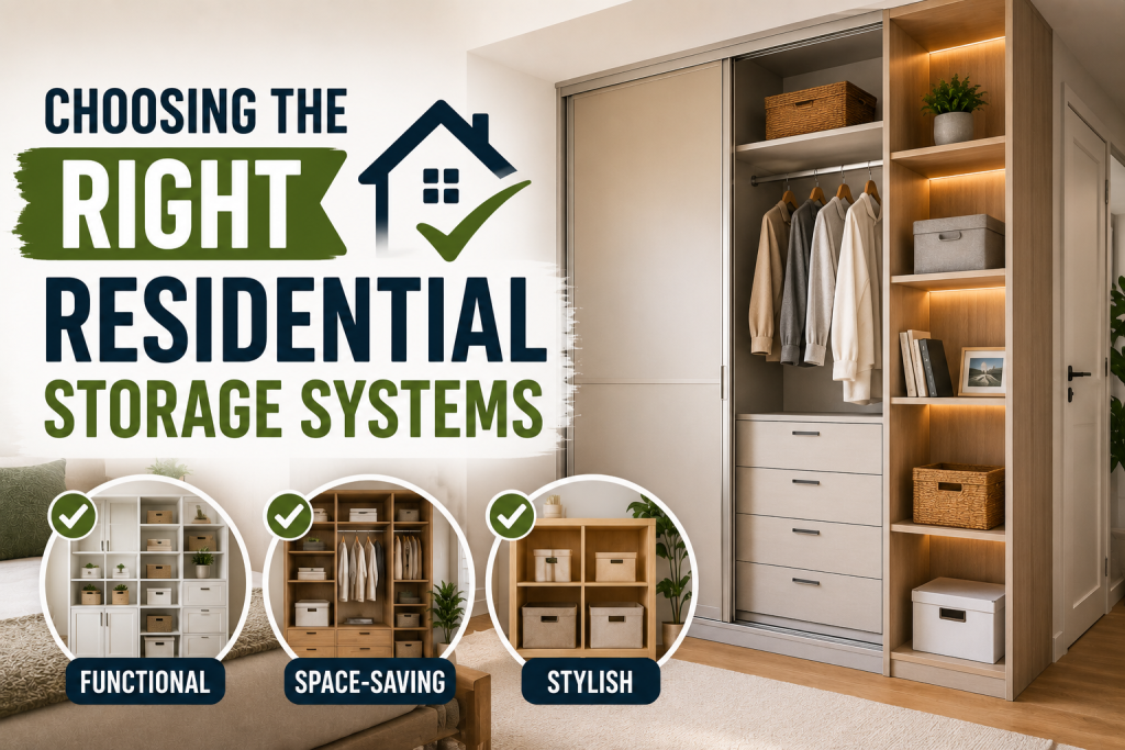 Choosing the Right Residential Storage Systems