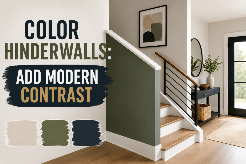 Color Hinderwalls Add Modern Contrast
