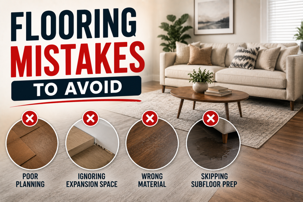 Common Flooring Mistakes Homeowners Make
