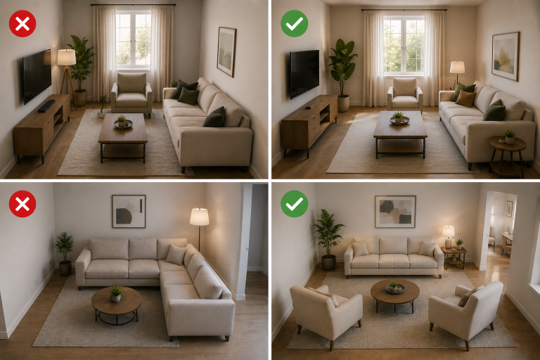 Common Furniture Placement Mistakes to Avoid