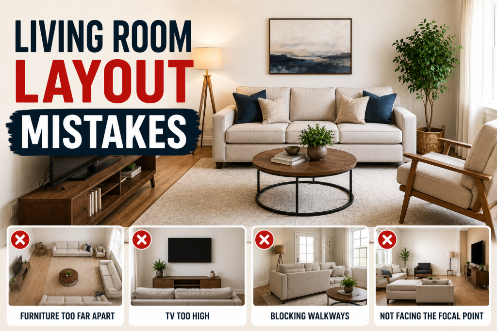 Common Living Room Layout Mistakes