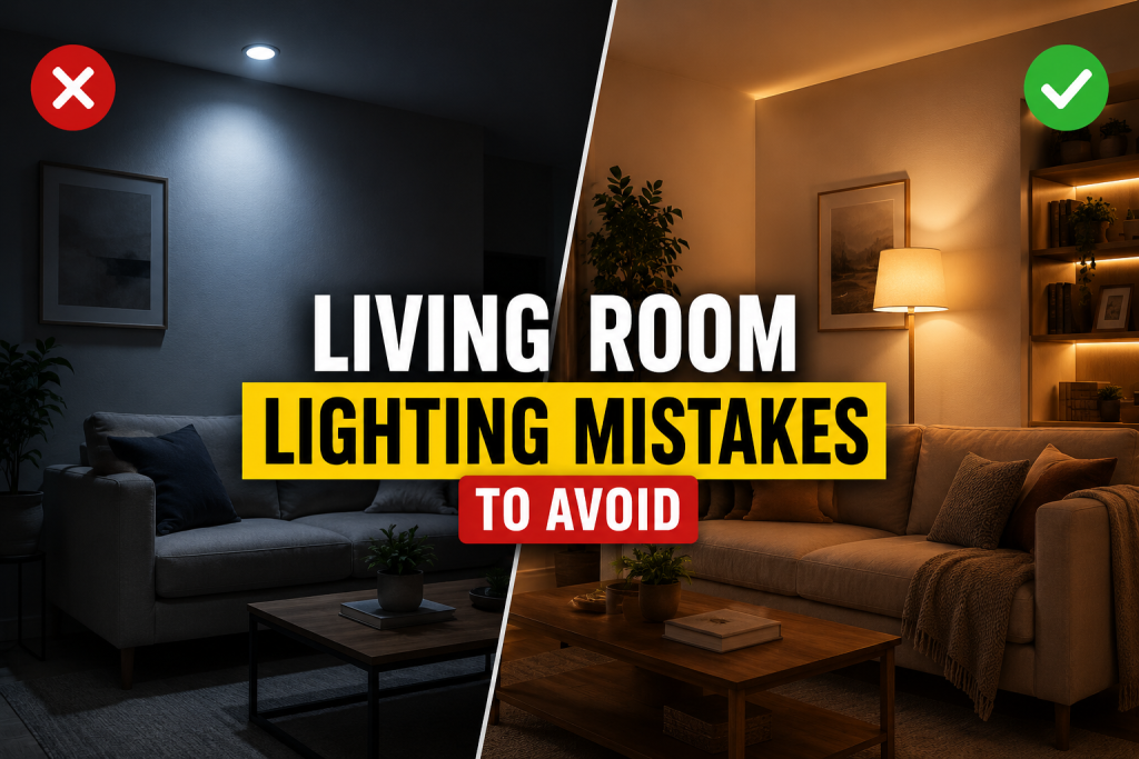 Common Living Room Lighting Mistakes to Avoid